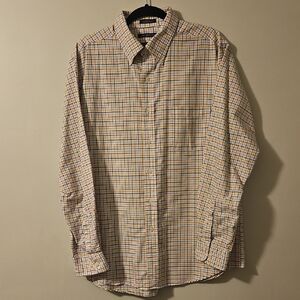 Saddlebred Men's Colorful Plaid Button Down Shirt